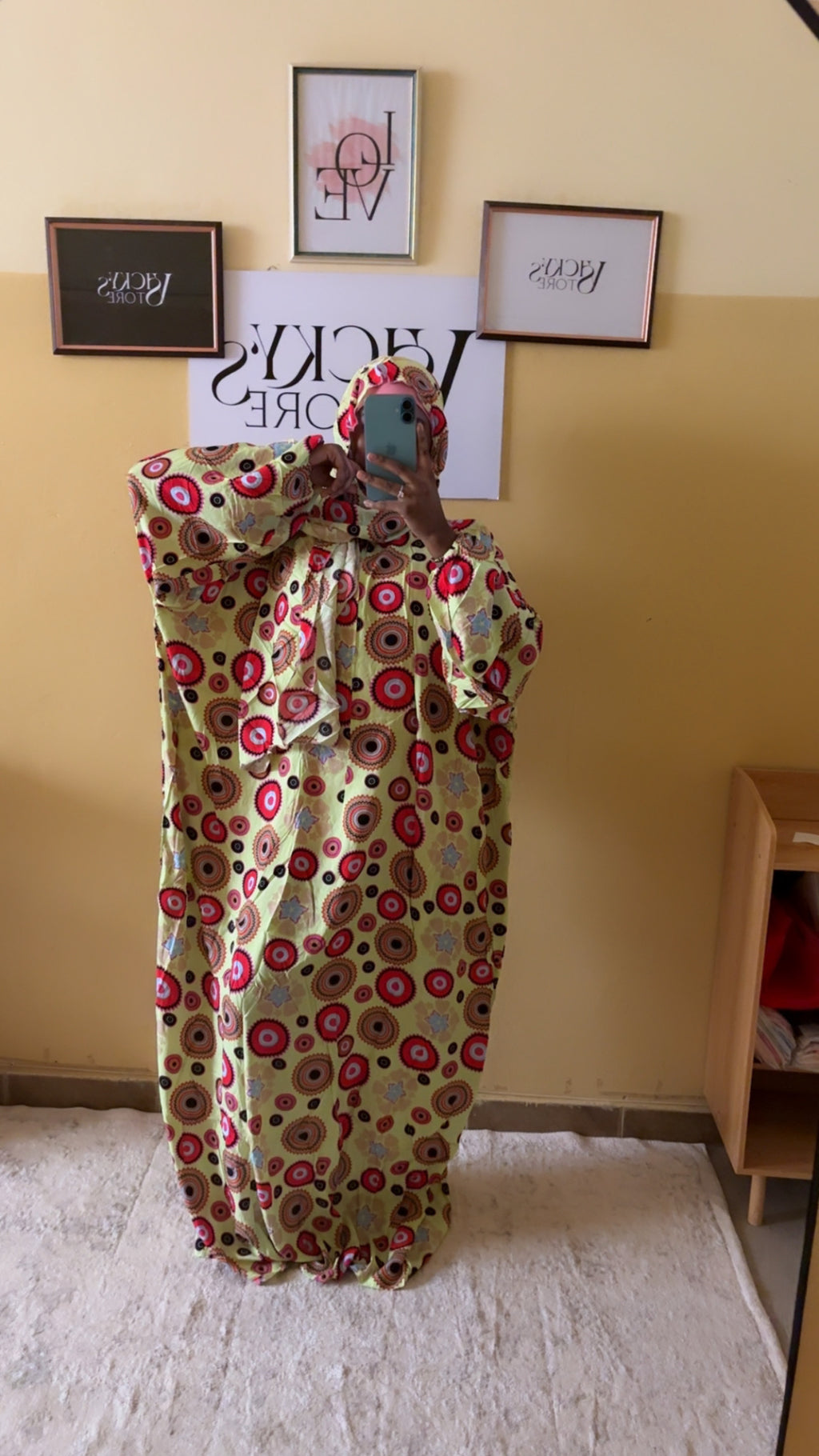 Robe de prière+bonnet